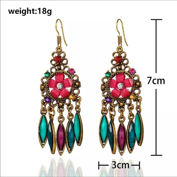 Beautiful Bohemian Earrings - Picture 2 of 2